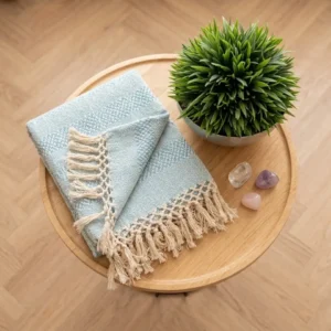 rebozo doek - licht blauw